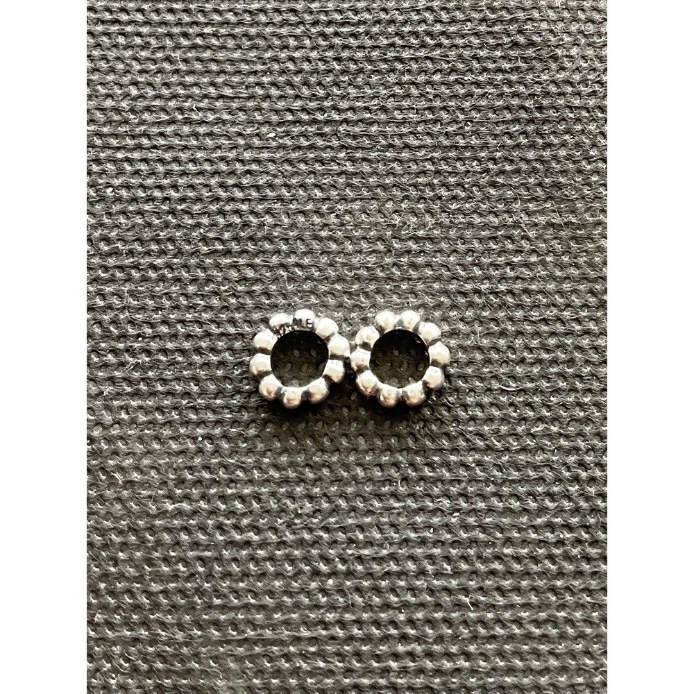 Lot Of 2 Pandora ALE 925 Sterling Silver Spacer Charms - Picture 4 of 4